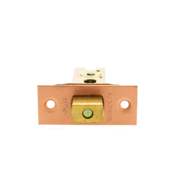 Atlantic Fire-Rated CE Marked Bolt Through Heavy Duty Tubular Deadbolt 3" - Urban Satin Copper - ADBCE3USC - Choice Handles
