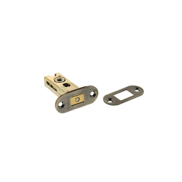 Atlantic Fire-Rated CE Marked Bolt Through Tubular Radius Deadbolt 2.5" - Antique Brass - ADBRCE25AB - Choice Handles