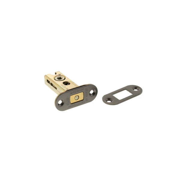 Atlantic Fire-Rated CE Marked Bolt Through Tubular Radius Deadbolt 2.5" - Distressed Silver - ADBRCE25DS - Choice Handles