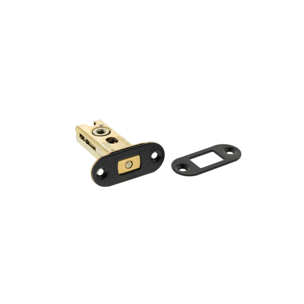 Atlantic Fire-Rated CE Marked Bolt Through Tubular Radius Deadbolt 2.5" - Matt Black - ADBRCE25MB - Choice Handles