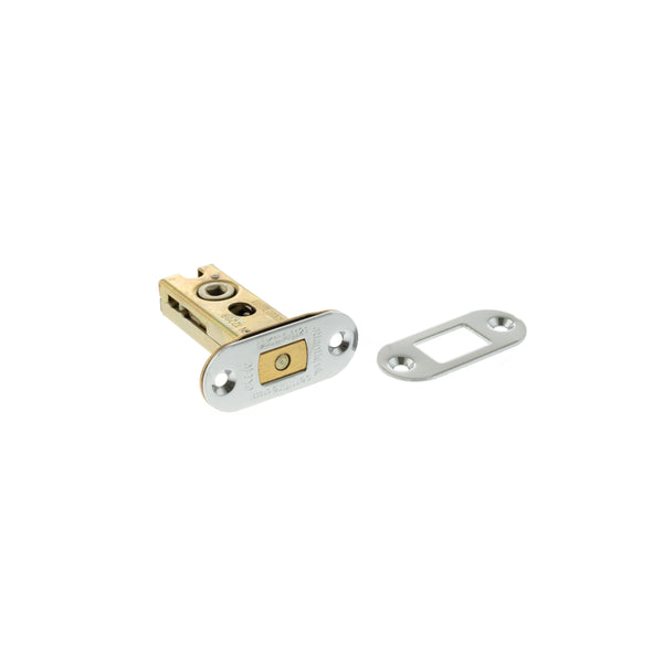 Atlantic Fire-Rated CE Marked Bolt Through Tubular Radius Deadbolt 2.5" - Polished Chrome - ADBRCE25PC - Choice Handles