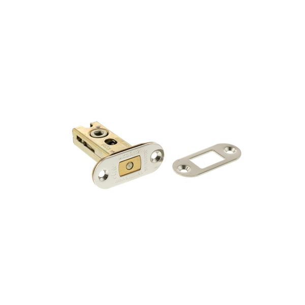 Atlantic Fire-Rated CE Marked Bolt Through Tubular Radius Deadbolt 2.5" - Polished Nickel - ADBRCE25PN - Choice Handles