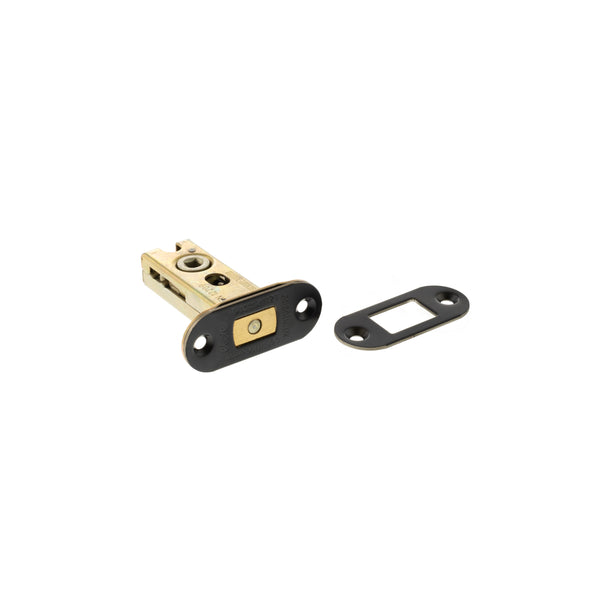 Atlantic Fire-Rated CE Marked Bolt Through Tubular Radius Deadbolt 2.5" - Urban Dark Bronze - ADBRCE25UDB - Choice Handles