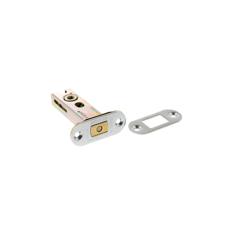 Atlantic Fire-Rated CE Marked Bolt Through Tubular Radius Deadbolt 3" - Polished Chrome - ADBRCE3PC - Choice Handles