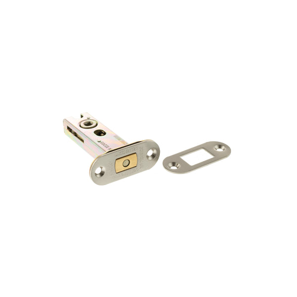 Atlantic Fire-Rated CE Marked Bolt Through Tubular Radius Deadbolt 3" - Satin Nickel - ADBRCE3SN - Choice Handles