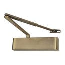 Atlantic Premium Grade Door Closer -max 110kg,DDA,Adj,Slimline - Antique Brass - ADC925AB - Choice Handles
