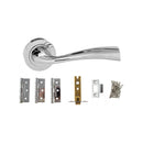 Atlantic Surf Dorpac (2.5" Latch, 3"x2" Hingesx3) - Polished Chrome - ADPECO60PC1 - Choice Handles