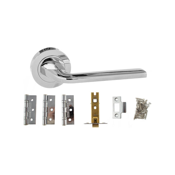 Atlantic Surf Dorpac (3" Latch, 3"x2" Hingesx3) - Polished Chrome - ADPECO60PC2 - Choice Handles
