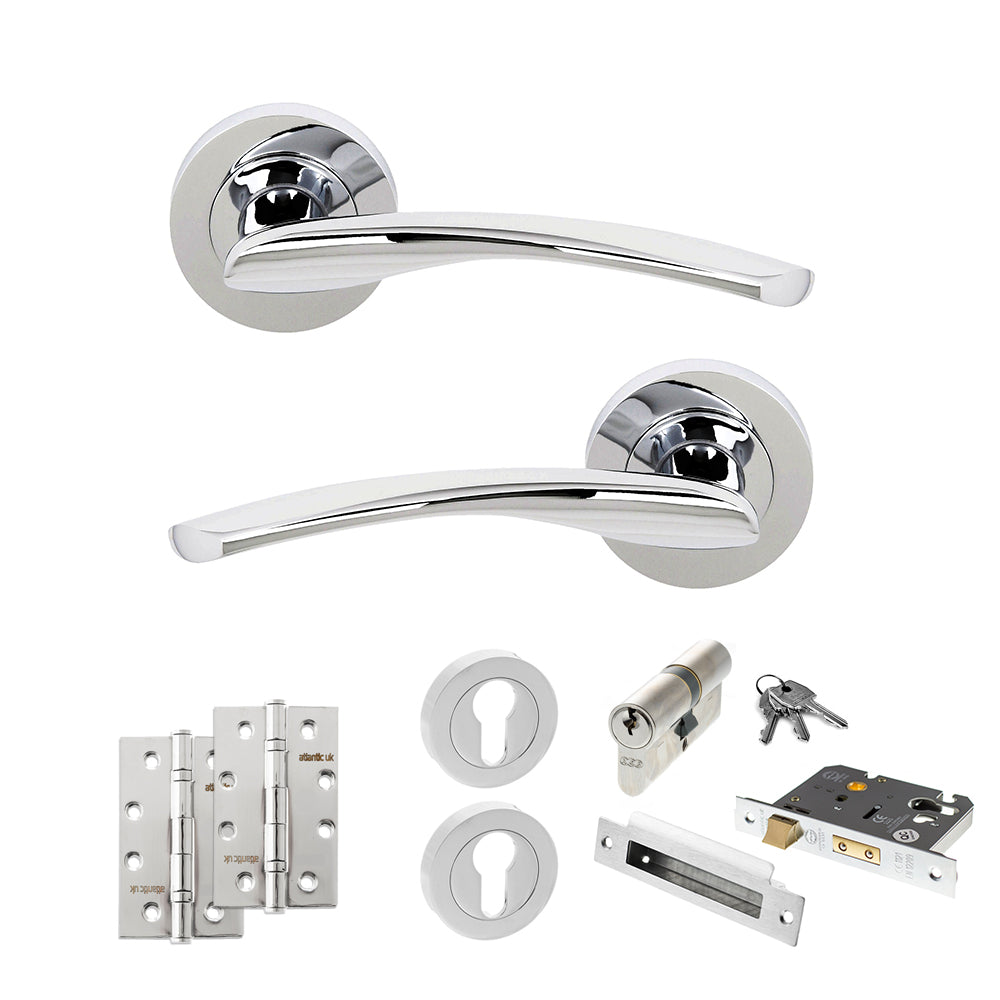 STATUS Arizona Door Handle Pack (Euro Lock Set - 3