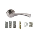 Atlantic Colorado Dorpac (3" Latch, 3"x2" Hingesx3) - Satin Nickel - ADPS34RSN3 - Choice Handles