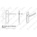 Carlisle Brass - Art Deco Lever on Latch Backplate - Matt Black - ADR012MB - Choice Handles