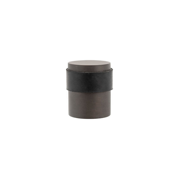 Atlantic Cylinder Premium Floor Mounted Door Stop - Urban Bronze - ADSCPUB