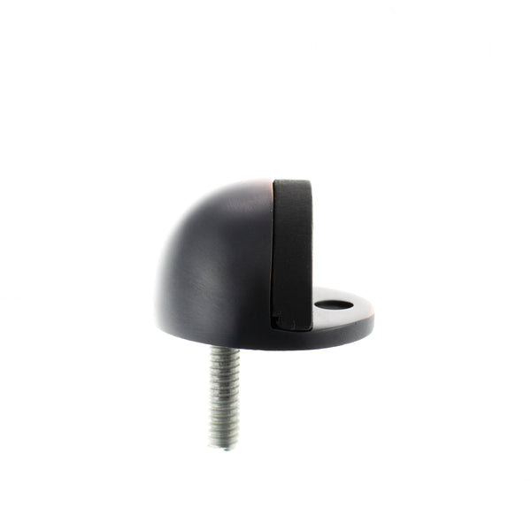 Atlantic Half-Moon Premium Floor Mounted Door Stop - Antique Copper - ADSHMPAC