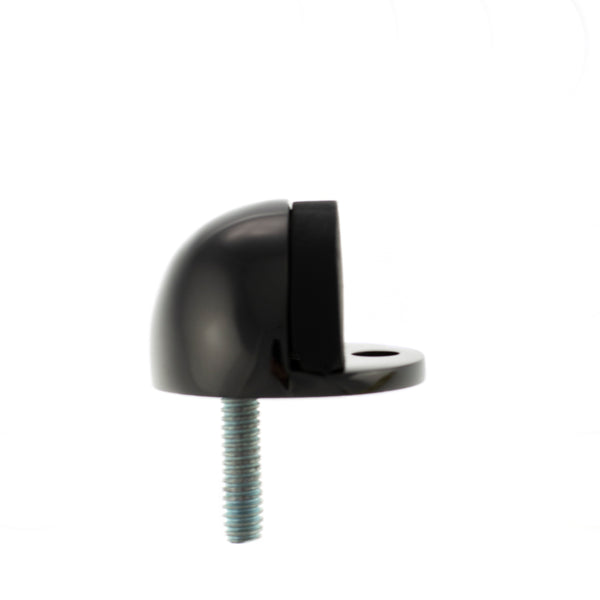 Atlantic Half-Moon Premium Floor Mounted Door Stop - Black Nickel - ADSHMPBN