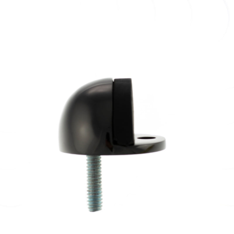 Atlantic Half-Moon Premium Floor Mounted Door Stop - Black Nickel - ADSHMPBN