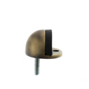Atlantic Half-Moon Premium Floor Mounted Door Stop - Matt Antique Brass - ADSHMPMAB - Choice Handles