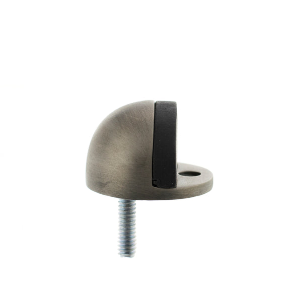 Atlantic Half-Moon Premium Floor Mounted Door Stop - Matt Gun Metal - ADSHMPMBN