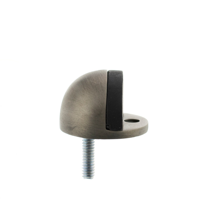 Atlantic Half-Moon Premium Floor Mounted Door Stop - Matt Gun Metal - ADSHMPMBN