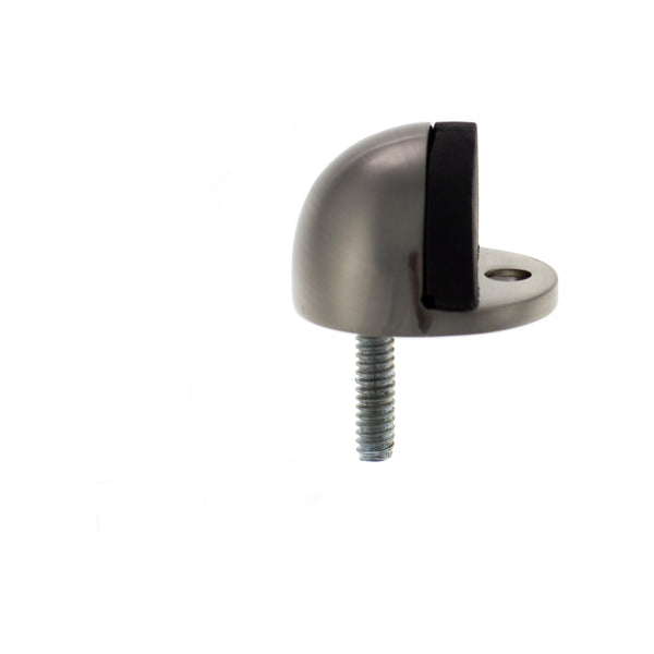 Atlantic Half-Moon Premium Floor Mounted Door Stop - Satin Nickel - ADSHMPSN