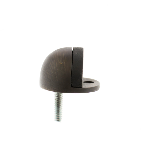 Atlantic Half-Moon Premium Floor Mounted Door Stop - Urban Bronze - ADSHMPUB