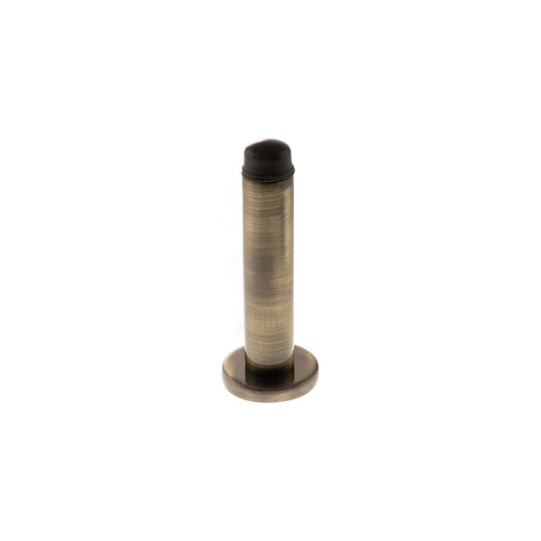 Atlantic Premium Wall Mounted Door Stop on Concealed Fix Rose - Antique Brass - ADSWPAB