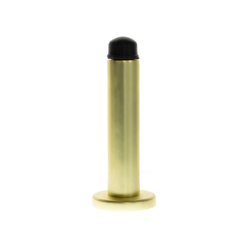 Atlantic Premium Wall Mounted Door Stop on Concealed Fix Rose - Satin Brass - ADSWPSB - Choice Handles