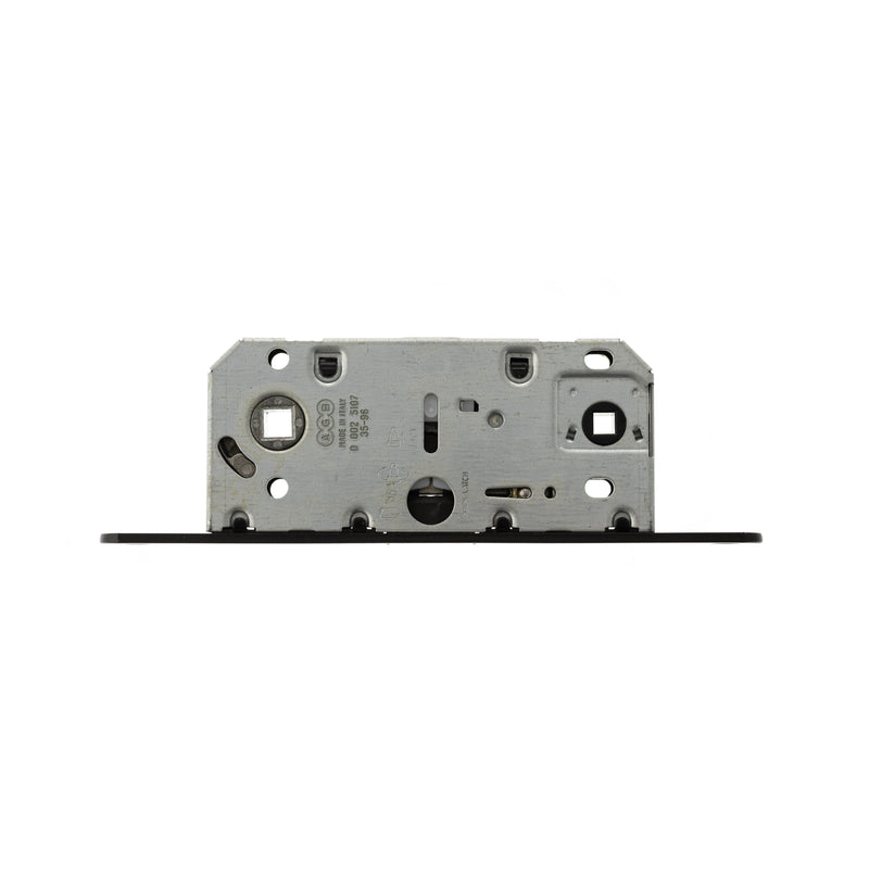AGB Polaris 2XT Magnetic Bathroom Lock 35mm backset - Matt Black - AGB2XT25WCMB - Choice Handles