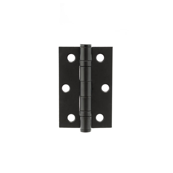 Atlantic - Ball Bearing Hinges 3" x 2" x 2mm - Matt Black - AH322MB - Pair - Choice Handles
