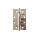 Atlantic Slim Knuckle Ball Bearing Hinges 4" x 2.5" x 2.5mm - Polished Stainless Steel - AH42525PSS - Pair - Choice Handles