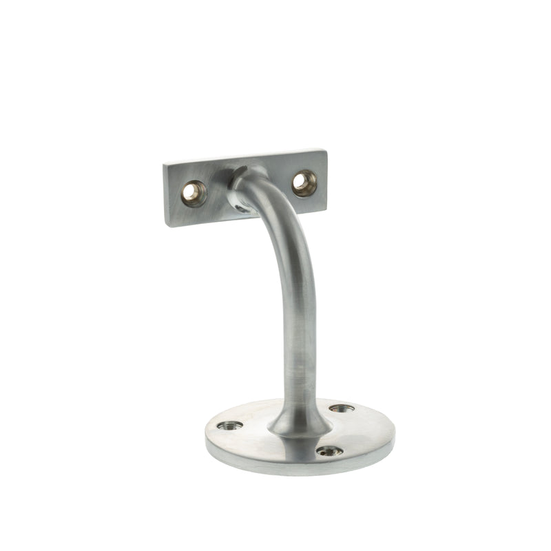 Atlantic Heavy-duty Handrail Bracket 80mm Projection - Satin Chrome - AHB80SC - Choice Handles