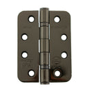 Atlantic Radius Corner Ball Bearing Hinges 4" X 3" X 3mm - Black Nickel - AHR1433BN - Choice Handles