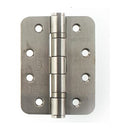 Atlantic Radius Corner Ball Bearing Hinges 4" X 3" X 3mm - Satin Stainless Steel - AHR1433SSS - Choice Handles