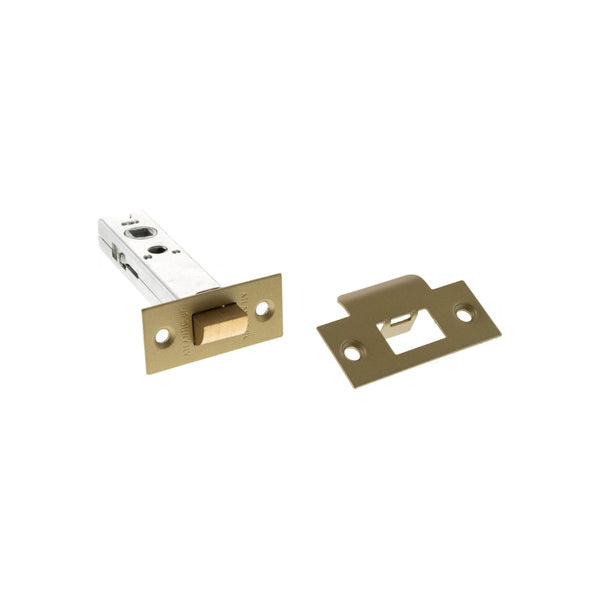 Atlantic Bolt Through Tubular Latch 2.5" - Satin Brass - AL25SB - Choice Handles