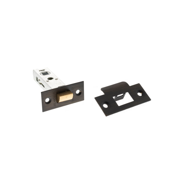 Atlantic Heavy Duty Bolt Through Tubular Latch 3" - Urban Bronze - AL3UB - Choice Handles