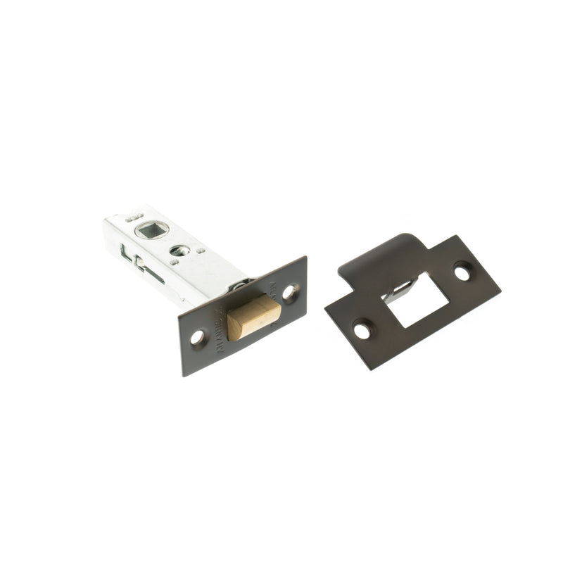 Atlantic Heavy Duty Bolt Through Tubular Latch 3" - Urban Dark Bronze - AL3UDB - Choice Handles