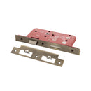 Atlantic DIN Bathroom Lock Double Turn 60mm backset - Antique Brass - ALKDINB60AB - Choice Handles