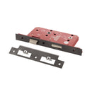 Atlantic DIN Bathroom Lock Double Turn 60mm backset - Matt Gun Metal - ALKDINB60MBN - Choice Handles