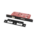 Atlantic DIN Bathroom Lock Double Turn 60mm backset - Matt Black - ALKDINB60MB - Choice Handles