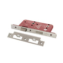 Atlantic DIN Bathroom Lock Double Turn 60mm backset - Polished Chrome - ALKDINB60PC - Choice Handles