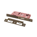 Atlantic DIN Euro Profile Deadlock Double Throw 60mm backset - Antique Brass - ALKDINED60AB - Choice Handles