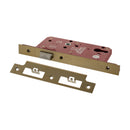 Atlantic DIN Latch 60mm backset - Satin Brass - ALKDINL60SB - Choice Handles