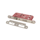 Atlantic DIN Radius Bathroom Lock Double Turn 60mm backset - Polished Chrome - ALKDINRB60PC - Choice Handles