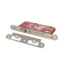 Atlantic DIN Radius Bathroom Lock Double Turn 60mm backset - Polished Stainless Steel - ALKDINRB60PSS - Choice Handles