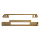 Atlantic DIN Rebate Kit for Euro Profile, Bathroom Lock, Latch, Euro Deadlock - Satin Brass - ALKDINREBSB - Choice Handles