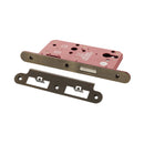 Atlantic DIN Radius Euro Profile Deadlock Double Throw 60mm backset - Antique Brass - ALKDINRED60AB - Choice Handles