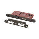 Atlantic DIN Radius Euro Profile Deadlock Double Throw 60mm backset - Black Nickel - ALKDINRED60BN - Choice Handles