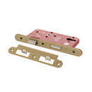 Atlantic DIN Radius Euro Profile Sashlock Double Throw 60mm backset - Satin Brass - ALKDINRES60SB - Choice Handles