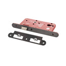 Atlantic DIN Radius Latch 60mm backset - Matt Gun Metal - ALKDINRL60MBN - Choice Handles