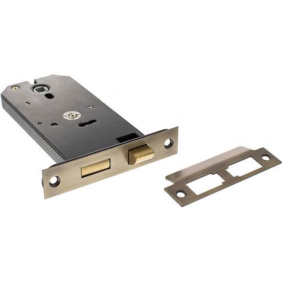 Atlantic Horizontal 3 Lever Sashlock 6" - Matt Antique Brass - ALKHZSMAB - Choice Handles