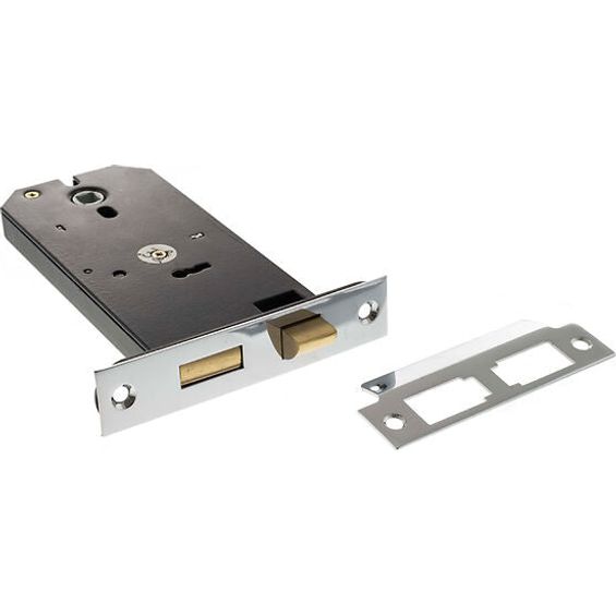 Atlantic Horizontal 3 Lever Sashlock 6" - Polished Chrome - ALKHZSPC - Choice Handles